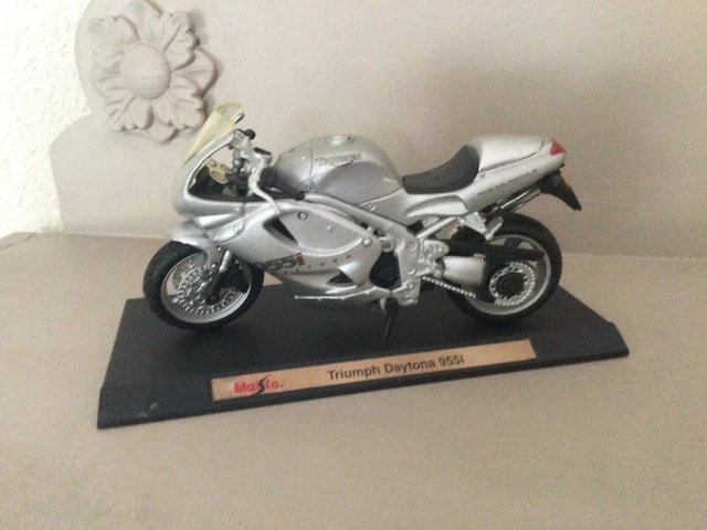 Modèle Réduit de Moto – Triumph Daytona 955I - Echelle 1/18ème - Maisto - TBE