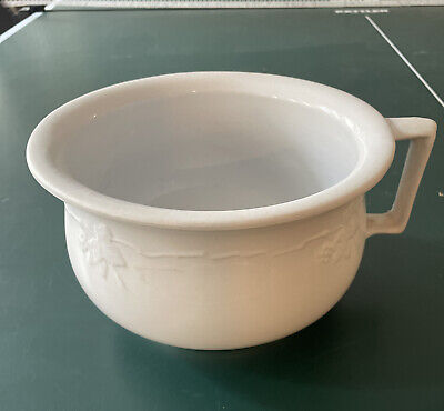 Vintage Royal Stone China Wedgwood & Co Chamber Pot Large Bowl 2