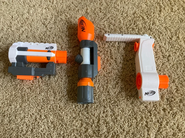 Nerf Accessories Long Range Sniper Scope, Barrel Attachment, Lot -VGC- Elite