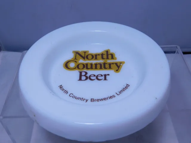 Hull Brewery ~ North Country Beer Glass Advertising Ashtray