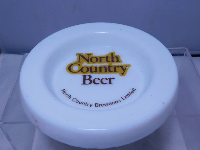 Hull Brewery ~ North Country Beer Glass Advertising Ashtray