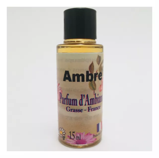 Extrait parfum ambiance de Grasse pour la maison AMBRE. Diffuseur intérieur.