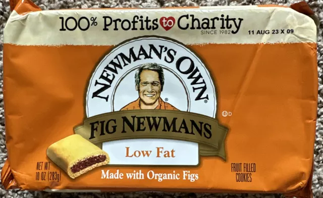 Newman's Own Organics Fig Low Fat 10 Oz BB 8/11/23