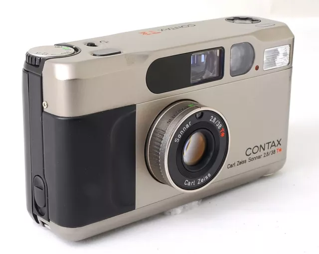 Contax T2 Titan 35mm Point Shoot Film Camera Near Mint With Data Back