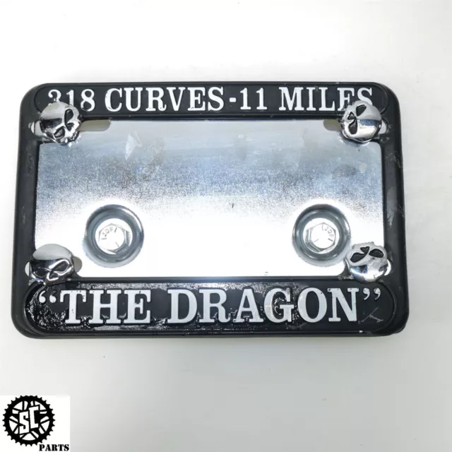 2009-2013 Harley Road Glide Tail Of The Dragon License Plate Bracket Frame Hd10