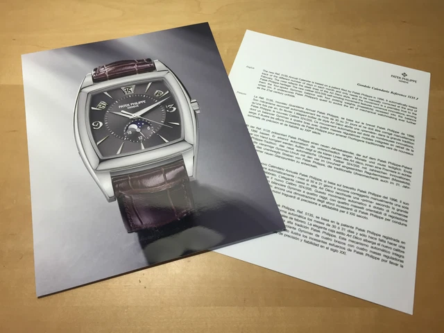 Press Release Patek Philippe - Gondolo Calendar Ref. 5135 J & Ref. 181.1oz
