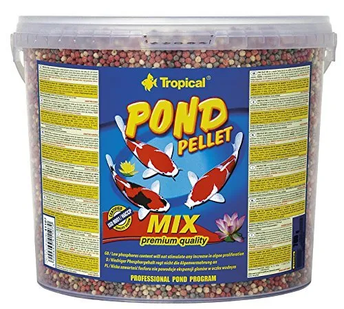 Pond Pellet Mix 5L / 700g - Aliment Complet sous Forme de Boules flottantes pour