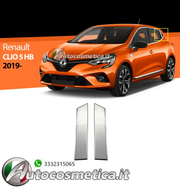 Cover Klebstoff Griffe Stahl Chrom Zubehör für Renault Clio V Hb 2019+
