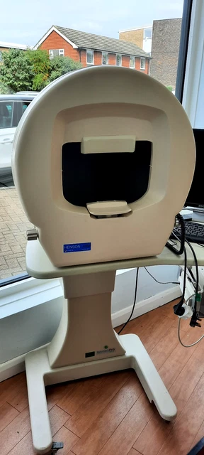 Henson 3500 Visual Field Machine on Electric Table