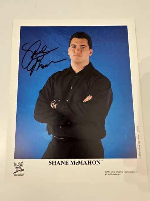 Wwe Shane Mcmahon P-554  Hand Signed 8X10 Autographed Promo Photo