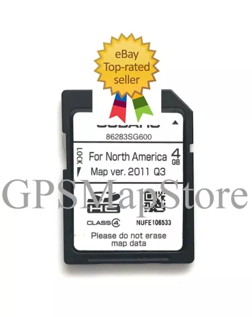 2014 Forester Genuine DIVX Navigation DATA SD Card U.S CAN Map Part 86283SG600