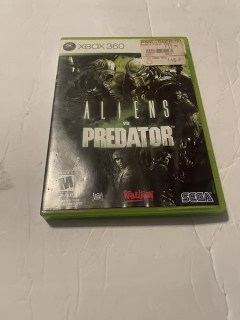 Aliens vs Predator Microsoft Xbox 360 2010 Complete w/ Manual Tested  10086680423