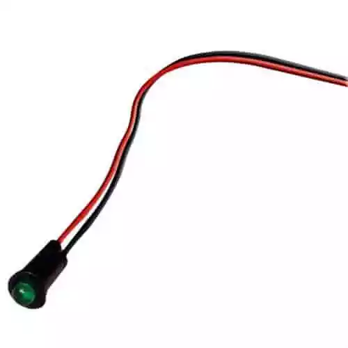 American Autowire 500214 Indicator Light 5/32 in. Green LED