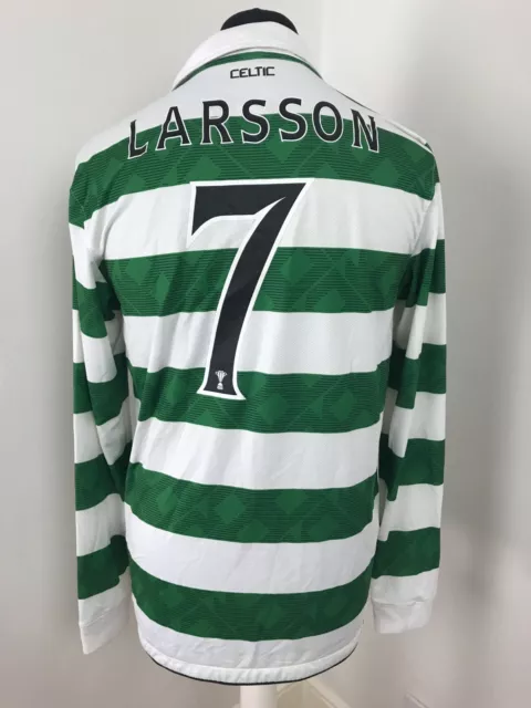 Keltisch Fußball Trikot 2010 - 2012 M Larsson 7 Oberteil Celtic FC