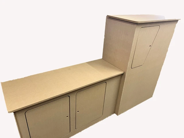 Meuble Cuisine Pour Camping-car – Contreplaqué MDF 18 Mm, Pour T4 T5, Conduite à Gauche (EU), MONSTERSHOP