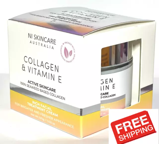 NI SKINCARE Australia Collagen & Vitamin E / 100% Seaweed Based Collagen 3.52 oz