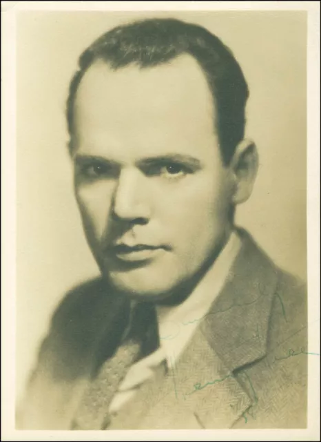 Henry Hull - Photograph Signed 1938