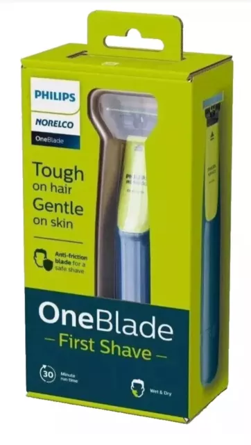 Philips Norelco OneBlade First Shave Teen Electric Shaver QP2515/49 New Sealed