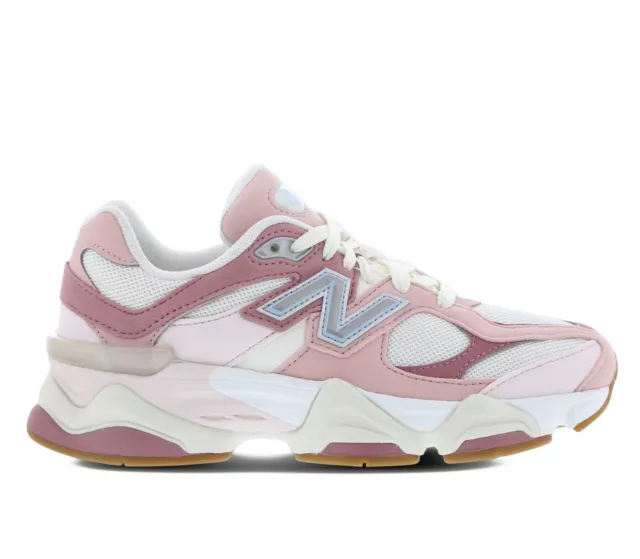 New Balance 9060 Baskets Femmes Blanc Rose Neuf Emballage D'Origine Loisir