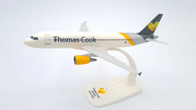 Thomas Cook Airlines Belgium Airbus A320 1/200 scale desk model NEW PPC