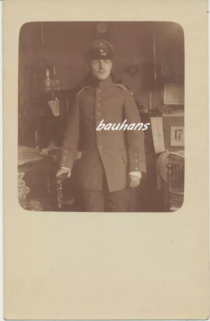 Foto/AK Feldgrauer Soldat (i402)
