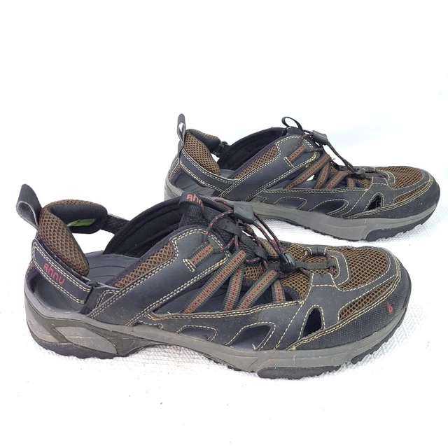AHNU HIKING TRAIL Water Sandals Mens 11 Brown Black Closed Toe Sport 1111 COBL 39.99 PicClick