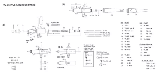 Kit Guarnizioni Per Aerografi Harder & Steenbeck - Per Evolution, Infinity, Grafo E Focus - Foto 10