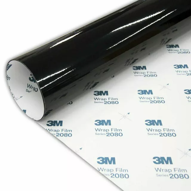 3M 2080 Noir Brillant Film vynile thermoformable G12 152x200cm