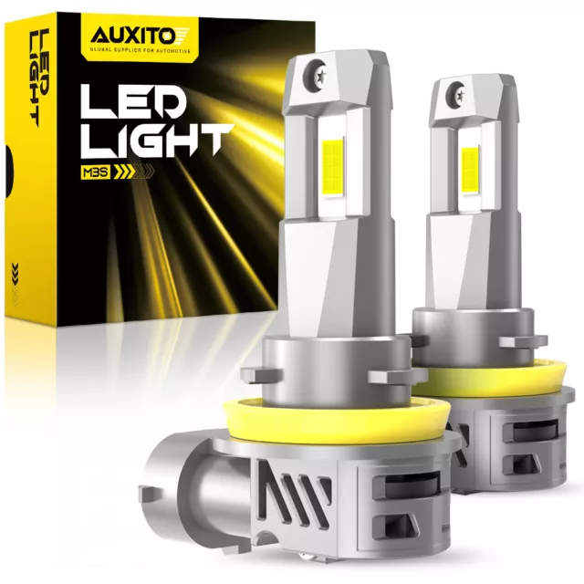 4/8/12X 9005+H11 LED Headlight kIT Bulbs  6500k White 80000LM High/Low Beam