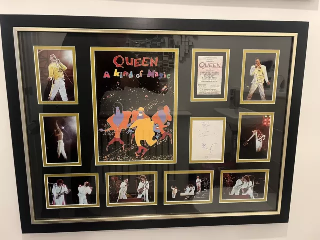 Queen - Fully Signed - Knebworth ‘86 +Original Program + Original Ticket Stub!!!