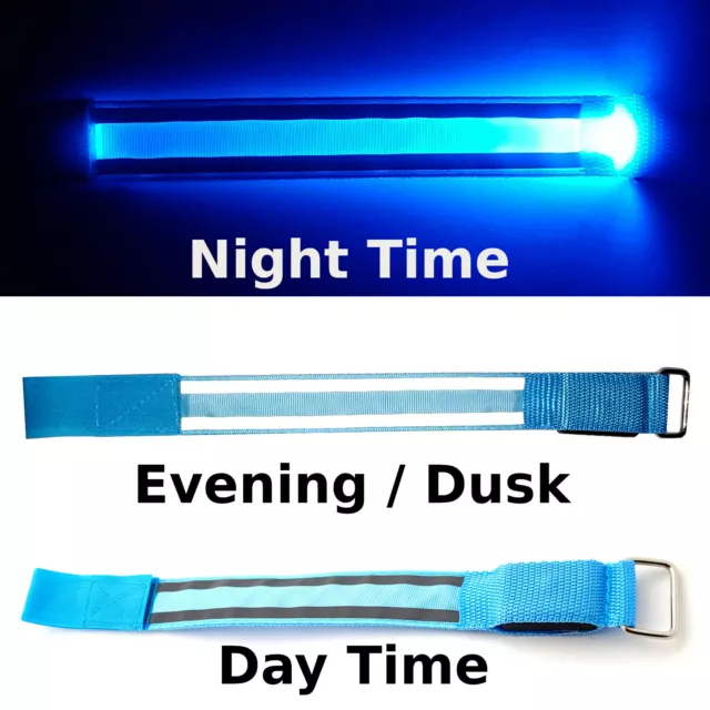 Reflective LED Safety Armband For Kids Adults Night Running Cycling Dog Walking