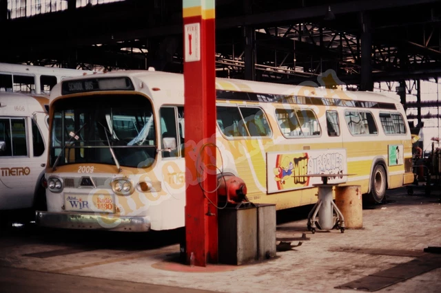 Vtg 1978 Bus Slide 2009 Metro School Bus Indianapolis IN X4A003