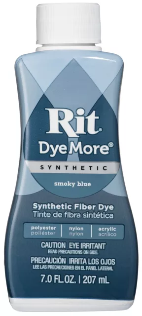 Rit Dye Liquid More Synthetic 7oz- Smoky Blue