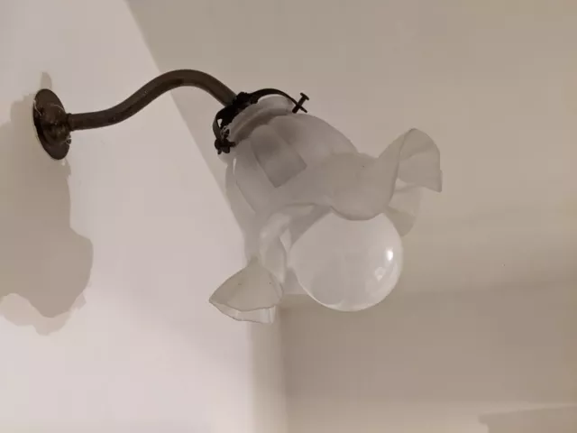 Jugendstil Wandlampe, historisches Original