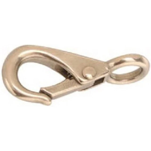 Campbell T7631414 Rigid Quick Snap, Stainless Steel, Polished, 5/8" Round Eye,