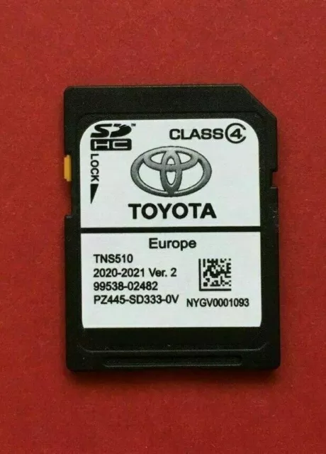 Carte SD de navigation SAT NAV Toyota 2020-2021 Ver.2 pour TNS510 UK &...