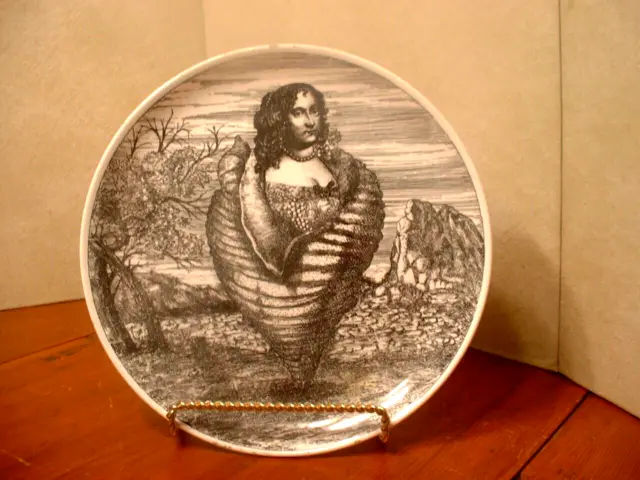 Vintage Fornasetti Conchyliorm 10 1/2" Plate