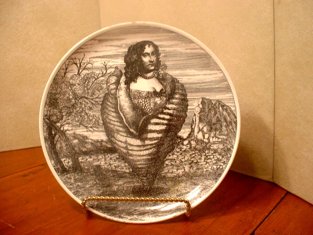 Vintage Fornasetti Conchyliorm 10 1/2" Plate Vintage Fornasetti Conchyliorm 10 1/2" Plate