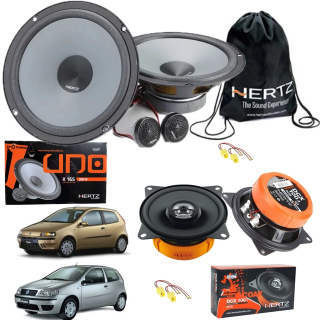 Kit 4 Ammortizzatori Japanparts Per Fiat Punto II 188 - Anteriori E Posteriori, Compatibile Con 1.2 8V E 1.3 JTD 16V 70 CV, Sospensioni Originali