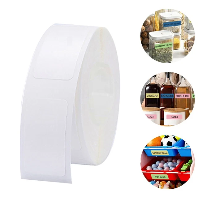 1 Roll Thermal Labels Printer Sticker Paper White Fits For D11/D110 Label Maker