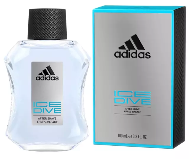 ✅Adidas Ice Dive Aftershave Revitalising After Shave Herren Rasur Pflege 100ml✅