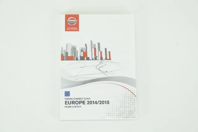 Nissan Connect mapa de navegación LCN1 Europa 2014/2015 KE288-LCN1E14 original nuevo