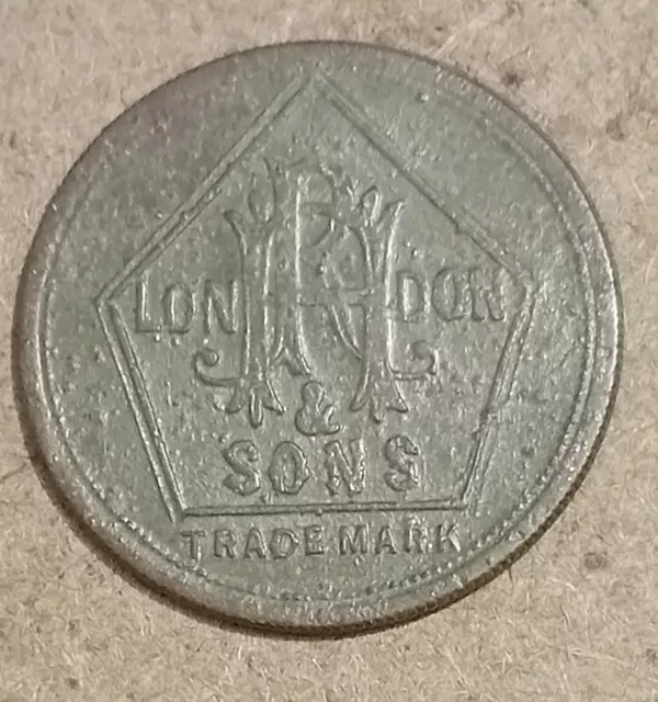 Old 2d Token Coin - R H Hovenden & Sons London UK / South Africa Connection ? 2