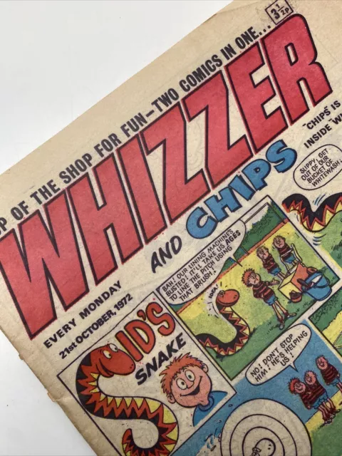 WHIZZER AND CHIPS Comic - 21st October 1972 - Vintage Nostalgic Gift