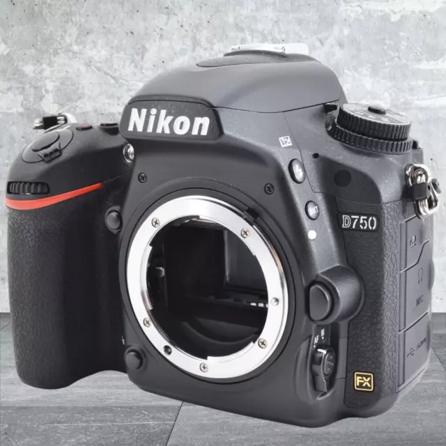 Mint 1830 shots Nikon D750 24.3 MP Full Frame Digital SLR Camera From JAPAN