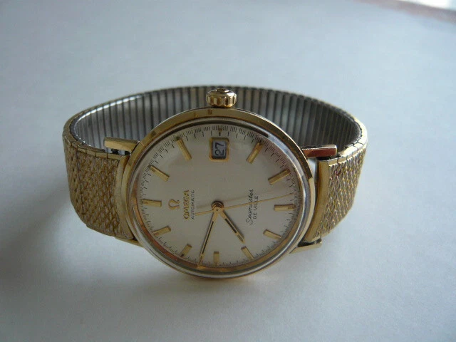 Vintage Men Automatic Watch 14K Gold Filled Omega Seamaster Deville Works Great. Vintage Men Automatic Watch 14K Gold Filled Omega Seamaster Deville Works Great.