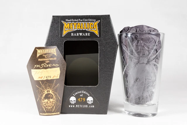 Metallica Pushead Glass FOR SALE! - PicClick Metallica Pushead Glass FOR SALE! - PicClick