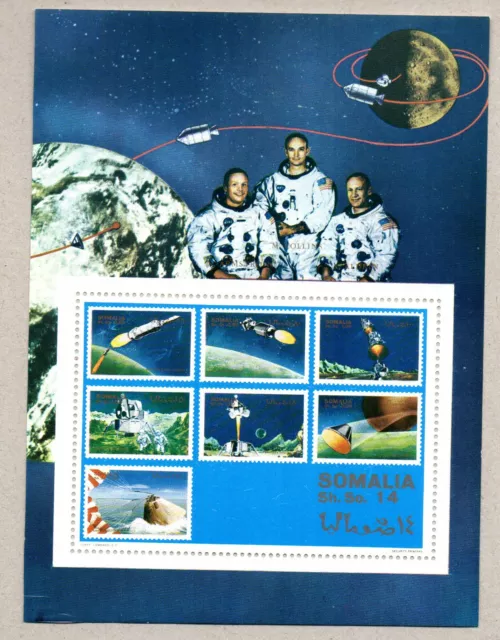 Somalia, 1970 - Foglietto - Souvenir Sheet -  Apollo Xi,  Mnh**