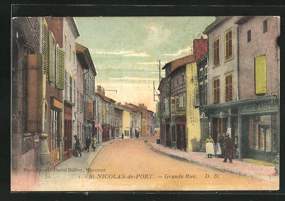 CPA Saint-Nicolas-de-Port, Grande Rue