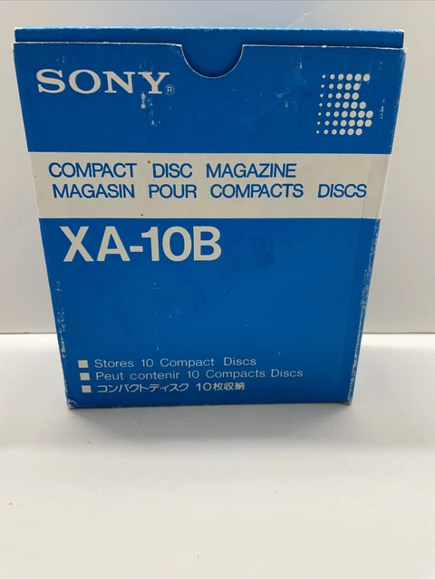 Sony Xa-10B 10 Disc Automatic Compact Disc Cd Magazine Changer Cartridge